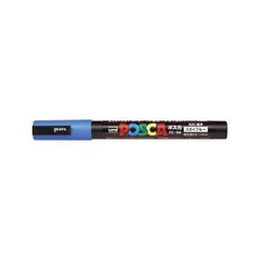 （まとめ） 三菱鉛筆 ポスカ ナチュラルカラー 細字 0.9～1.3mm スカイブルー 〔×20セット〕