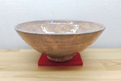 送料込【逢絢亭】茶道具 茶碗 萬古焼 御本 銘「飛雲」宗完箱書 楽山窯
