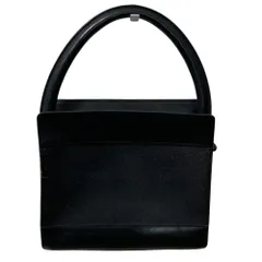 良品 Y's Yohji Yamamoto ワイズ ヨウジヤマモト ワンハンドル ハンドバッグ ブラック レディース 古着 中古 USEDのサムネイル
