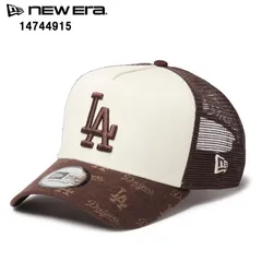 NEW ERA ニューエラ 14744915 9FORTY A-Frame トラッカー MLBJacquard ロサンゼルス・ドジャース ブラウン ニューエラ キャップ ユニセックス メッシュキャップ スナップバック ジャカード カーブドバイザー MLB 新品