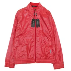 未使用 DOLCE&GABBANA ドルチェアンドガッバーナ コーティング加工 ジャケット ブルゾン ウィンドブレーカー 50 赤 レッド メンズ 古着 中古 USEDのサムネイル