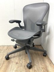 飲食なしハーマンミラーアーロンチェアAER1B23DR0004 2019年式美品 