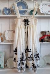 美品】axes femme メルヘン柄 キャミワンピース ロリータ ホワイト