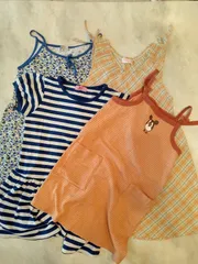 120　女の子　ワンピース4点セット　夏服　まとめ売り