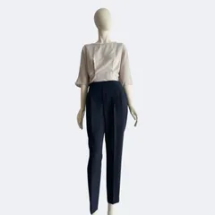 ⭐︎UNITED ARROWS パンツ ネイビー レディース テーパードきれいめ