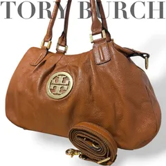 ☆★TORY BURCH　トリーバーチ ★トートバッグ　ショルダーバッグ　斜め掛け　2way    キャメル　ブラウン　ゴールド金具　レディース　ロゴ★♯2547