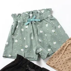 《新品》Seraph カットソー ショートパンツ 80～120㎝ グリーン 子供服 ショート丈 S222015