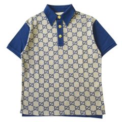 GUCCI ホースビット柄 ニットポロシャツ XS - メルカリ