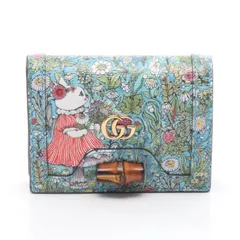 GUCCI グッチ GUCCI × ヒグチユウコ ダブルG バンブー 二つ折り財布