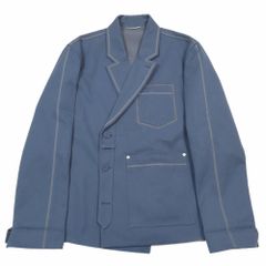 未使用 23ss DIOR ディオール コットン ガーデナー ジャケット テーラード ブレザー テイラーオブリーク ノーベント 52 ネイビー メンズ 古着 中古 USED 未使用 23ss DIOR ディオール コットン ガーデナー ジャケット