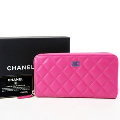 極美品】CHANEL シャネル トリプルファスナー 長財布 キャビアスキン箱 