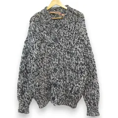 美品 23AW N21 ヌメロヴェントゥーノ アルパカブレンド オーバーサイズ ニットカーディガン サイズ40 ブラック レディース 古着 中古 USEDのサムネイル