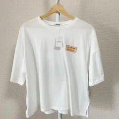 【gleam　グリーム】レディース　半袖Tシャツ　Mサイズ　ホワイトのサムネイル