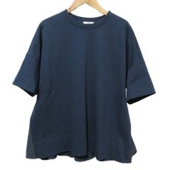 yori ヨリ ソリッドバックフレア Tee ネイビー - メルカリ