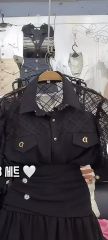美品】LIMI feu 21AW ホールツイル スクエア ロング シャツ タグ 