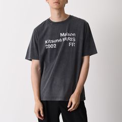 日本限定Maison Kitsune MMII Tシャツ ブラック M - メルカリ