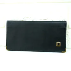 dunhill ダンヒル レザー 長財布（札入れ・カード入れ）黒 スペイン製
