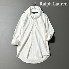 美品】✨ポロラルフローレン大人気サックスブルーオーバーサイズリネン