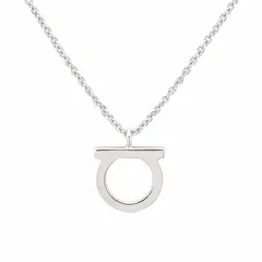 【ギフト対応可】フェラガモ FERRAGAMO ネックレス Gancini Necklace Silver ガンチーニ シルバー レディース 上品 アクセサリー 人気 ブランド おしゃれ 誕生日 記念 プレゼント ギフト 送料無料のサムネイル
