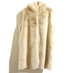 美品 BARNEYS NEWYORK バーニーズニューヨーク フェイクファー