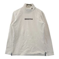 美品】ブリーフィング モックネック長袖シャツ ベージュ S - メルカリ