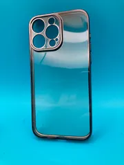 iPhone15 Pro Max用 クリアケース ブラックフレーム