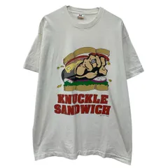 90s USA製 FRUIT OF THE LOOM 半袖 プリントTシャツ XL ホワイト フルーツオブザルーム 90年代 ビッグプリント カットソー 夏物 a805-6256のサムネイル