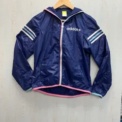 アディダス adidas ウインドブレーカー  S ネイビー NEOLABEL レトロ風 レディースのサムネイル