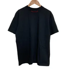 美品 JOHN LAWRENCE SULLIVAN ジョンローレンスサリバン JLSロゴT LOGO JACQUARD T-SHIRT カットソー XS ブラック レディース 古着 中古 USEDのサムネイル