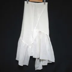 未使用 3.1 Phillip Lim 3.1 フィリップリム ロング丈 アシンメトリー フレアスカート サイズUS2 アイボリー レディース 古着 中古 USEDのサムネイル