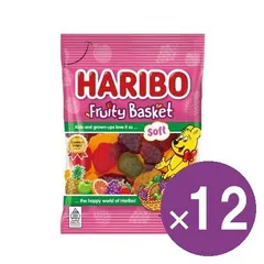【1袋110円】HARIBO ハリボー フルーティーバスケット 45g　×12袋│賞味2027.1.1のサムネイル