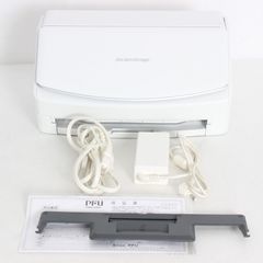 たまった書類を一気にスキャン 富士通 ScanSnap iX1500（白）使用少