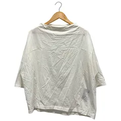 Gabardine K.T (ギャバジンケーティー) 〔PLUSサイズ〕ゆったりアシンメトリー トレーナー 78-21ET05 ホワイト FREE