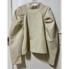 H&M シャーリング ブラウス S