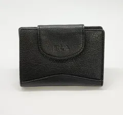 IBIZA イビザ 二つ折り財布 ブラック 本革 コンパクト ウォレット レザー 小銭入れのサムネイル