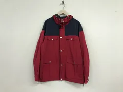 本物トミーヒルフィガーTOMMYHILFIGERナイロンジップマウンテンパーカージャケット長袖サーフアメカジスケーターストリートミリタリービジネススーツパーティーモードドレスゴルフスポーツメンズXXL赤レッド2XL