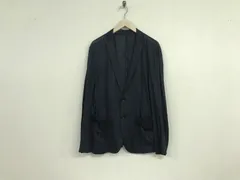 本物プリングル1815PRINGLE1815リネン麻サマーテーラードジャケット長袖サーフアメカジスケーターストリートミリタリービジネススーツパーティーモードドレスゴルフスポーツメンズ紺ネイビー42XSのサムネイル