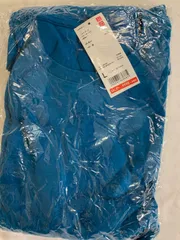 UNIQLO ソフトタッチ クルーネックT Tシャツ 長袖  綿 ブルー