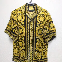 Dz435691 ヴェルサーチ 半袖シャツ 総柄 バロッコ 1003926 48サイズ メンズ VERSACE 中古のサムネイル