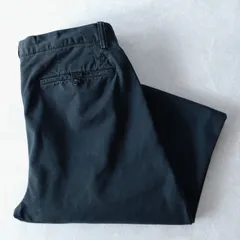 ■古着 POLO RALPH LAUREN ポロラルフローレン ポロチノ ツイルパンツ STRETCH STRAIGHT FIT 黒 実寸W34L30【L6157】