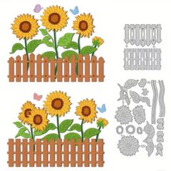 カッティングダイ☆ヒマワリ セット 花束 ラベル タグ - メルカリ