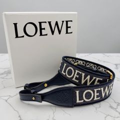 極美品 完売品 LOEWE インターレース バッグ ストラップ レザー 