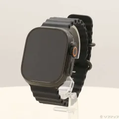 ソフマップ 〔中古品〕 Apple Watch Ultra 2 GPS + Cellular 49mm ブラックチタニウムケース ブラックオーシャンバンド【262】