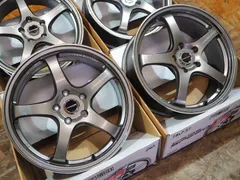★5本スポーク★18インチ7.5J+48 5H114.3 新品 人気 軽量 クロススピード ハイパーエディション CR5 ブロンズ ホイール1台分 C-HR エスティマ カムリ ヤリスクロス CR-Z S2000 アコード オデッセイ シビック ステップワゴンのサムネイル