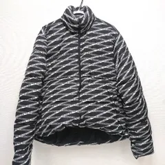 Dz450021 バレンシアガ ダウンジャケット Cシェイプ総柄  556240 ブラック 46 メンズ BALENCIAGA 中古のサムネイル