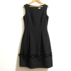 美品 Rene ルネ デニムワンピースノースリーブ ティアード フリル 36