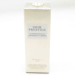 미사용 Dior 디올 프레스티지 화이트 루 프로텍터 UV 루미에르 시어 글로우 선크림 화장 기초 30ml 베이스 SPF50 BO12262Y