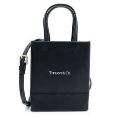 極美品 TIFFANY＆Co ティファニー 2way ショッピングトートバッグ 