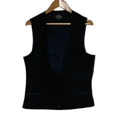 良品 UNITED ARROWS ユナイテッドアローズ フォーマル カマーベスト 1128-259-0203 サイズ42 ブラック メンズ 古着 中古 USEDのサムネイル