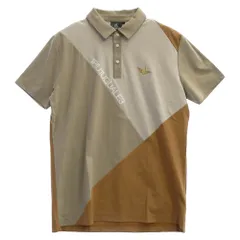 1piu1uguale3 ウノピュウノウグァーレトレ GRT131 NYU061 S/S POLO CROSS SWITCH クレイジー 半袖 ポロシャツ ベージュ系 ブラウン系 Ⅴ【中古】のサムネイル